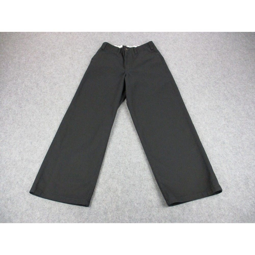 VINTAGE Ben Davis Pants Mens 30 Black Gorilla Cut Wide Leg Work Wear Canvas